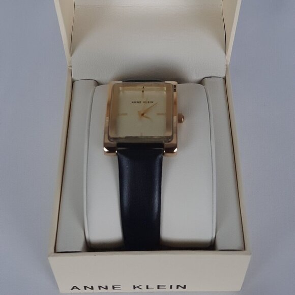 NIB Anne Klein Women's Leather Strap Watch - Picture 6 of 6